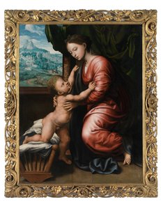Vergine con Bambino da Jan van Hemessen