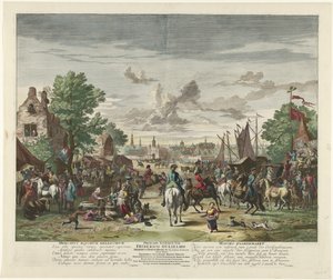 Mercato dei cavalli, ca. 1702