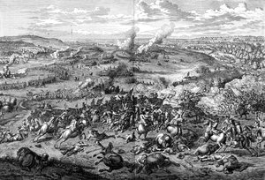 La battaglia di Hochstadt, Baviera, 13 agosto 1704, 1903 da Jan van Huchtenburg