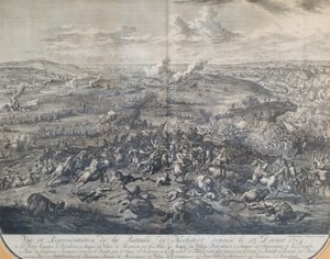 La battaglia di Höchstädt del 13 agosto 1704 da Jan van Huchtenburgh