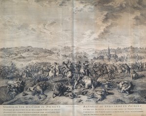 La battaglia di Staffarda del 18 agosto 1690 da Jan van Huchtenburgh