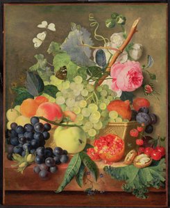 Un cesto di frutta, 1744 da Jan van Huysum