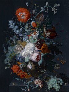 Natura morta di fiori e frutta, c.1715 da Jan van Huysum