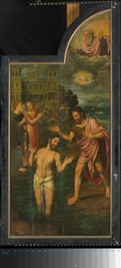 Trittico con scene della vita di San Giovanni Battista, pannello destro da Jan van II Coninxloo