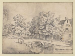 Veduta del Leidsegracht ad Amsterdam, vista dal Keizersgracht