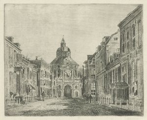 Veduta della Porta Wittevrouwen a Utrecht