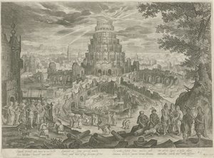 Nimrod costruisce la Torre di Babele (serie: Bibbia reale)