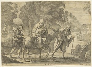 Fuga in Egitto da Jan van Ossenbeeck
