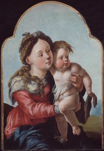 Madonna e Bambino, 1527-1530 da Jan van Scorel