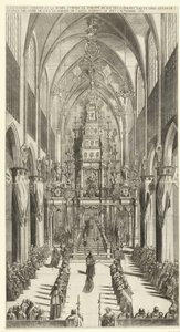 Servizio funebre per Filippo IV a Bruxelles, 1665 da Jan van Troyen