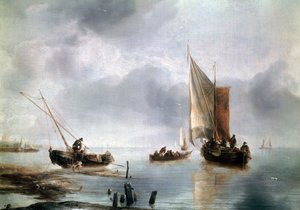 Una piccola nave in aria leggera e un