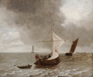 Barche a vela con la brezza