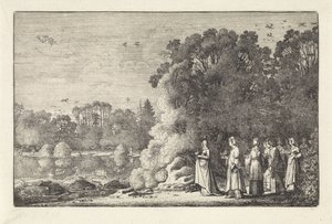 Paesaggio con Mercurio e Herse da Jan van de Velde (II)
