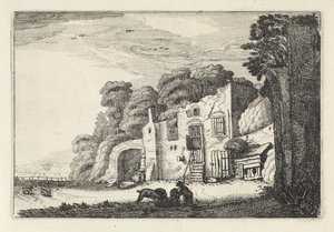Paesaggio con il figliol prodigo tra i maiali (Paesaggi) da Jan van de Velde (II)