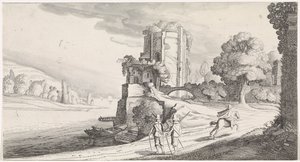 Torre rotonda su un fiume