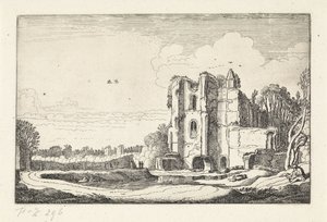 Rovina del castello di Brederode da Jan van de Velde (II)