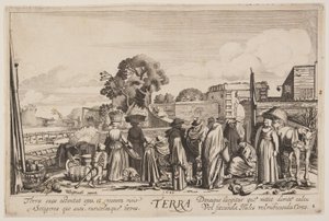 Terra, da I quattro elementi da Jan van de Velde II