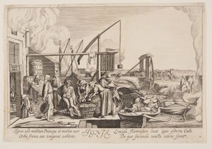 Fuoco, da I quattro elementi da Jan van de Velde II