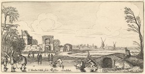 Paesaggio invernale da Jan van de Velde II