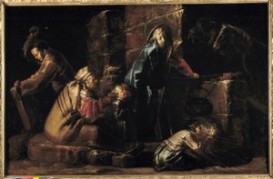 Accampamento di boemi da Jan van de Venne