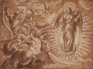 La donna vestita di sole da Jan van der Straet