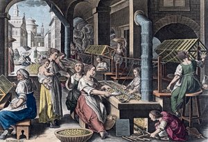Produzione della seta in Europa nel XVI secolo