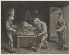 Giocatori di tric-trac da Jan van der Bruggen