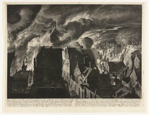 Spegnimento del grande incendio all