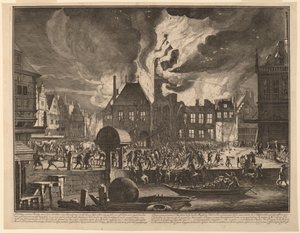 Incendio del vecchio municipio di Amsterdam