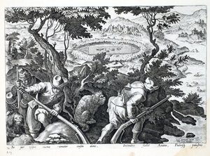 Caccia alle anatre, illustrazione da 