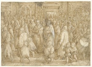 Ritorno del granduca Cosimo I di Toscana al suo palazzo da Jan van der Straet