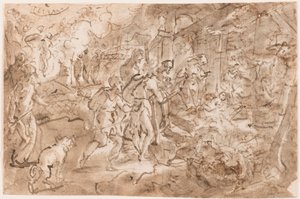 Adorazione dei pastori da Jan van der Straet, called Stradanus