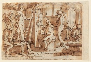 Recto: Zeusi dipinge Elena; Verso: Ecce Homo