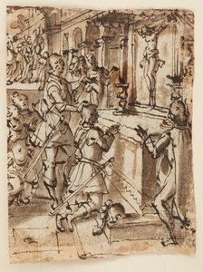 San Giovanni Gualberto e il crocifisso miracoloso da Jan van der Straet, called Stradanus