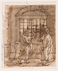 San Pietro in prigione da Jan van der Straet, called Stradanus