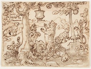 La Trappola per Pantere da Jan van der Straet, called Stradanus