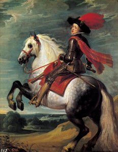 Ritratto equestre di Filippo IV. Filippo IV, re di Spagna rappresentato all