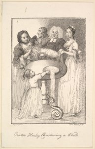 Oratore Henley che battezza un bambino, 1794