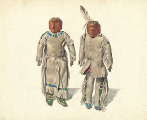 Bambole indiane Cree da Jane Iverson