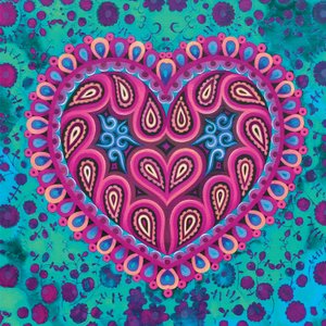 Cuore folk su verde