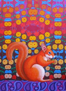 Scoiattolo rosso, 2014 da Jane Tattersfield