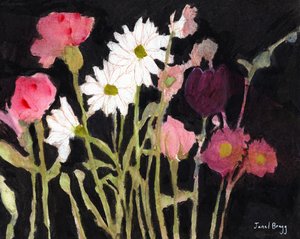Floreale con margherite, c. 2024 da Janel Bragg