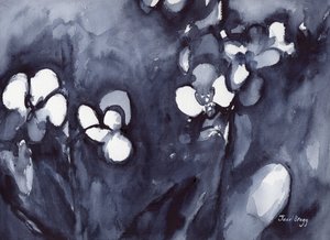 Orchidea in indaco, c.2017