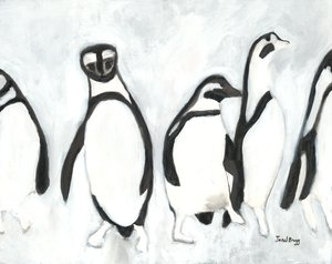 Pinguini allo Zoo di Woodland Park, c.2021