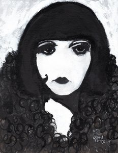 Sirena in un cappotto di pelliccia sintetica, c.2020 da Janel Bragg