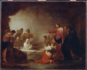 La resurrezione di Lazzaro da Januarius Zick