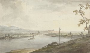 Veduta del fiume da Januarius Zick