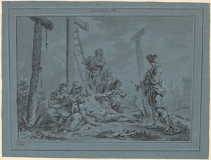 La Lamentazione (STATIO XIII) da Januarius Zick