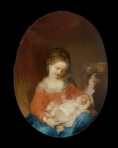 Vergine e Bambino da Januarius Zick
