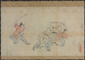 Toba-e (Immagine Comica) da Japan, Edo period